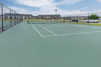 Open Tennis Court at Walnut Creek Apartments, Kokomo, Indiana